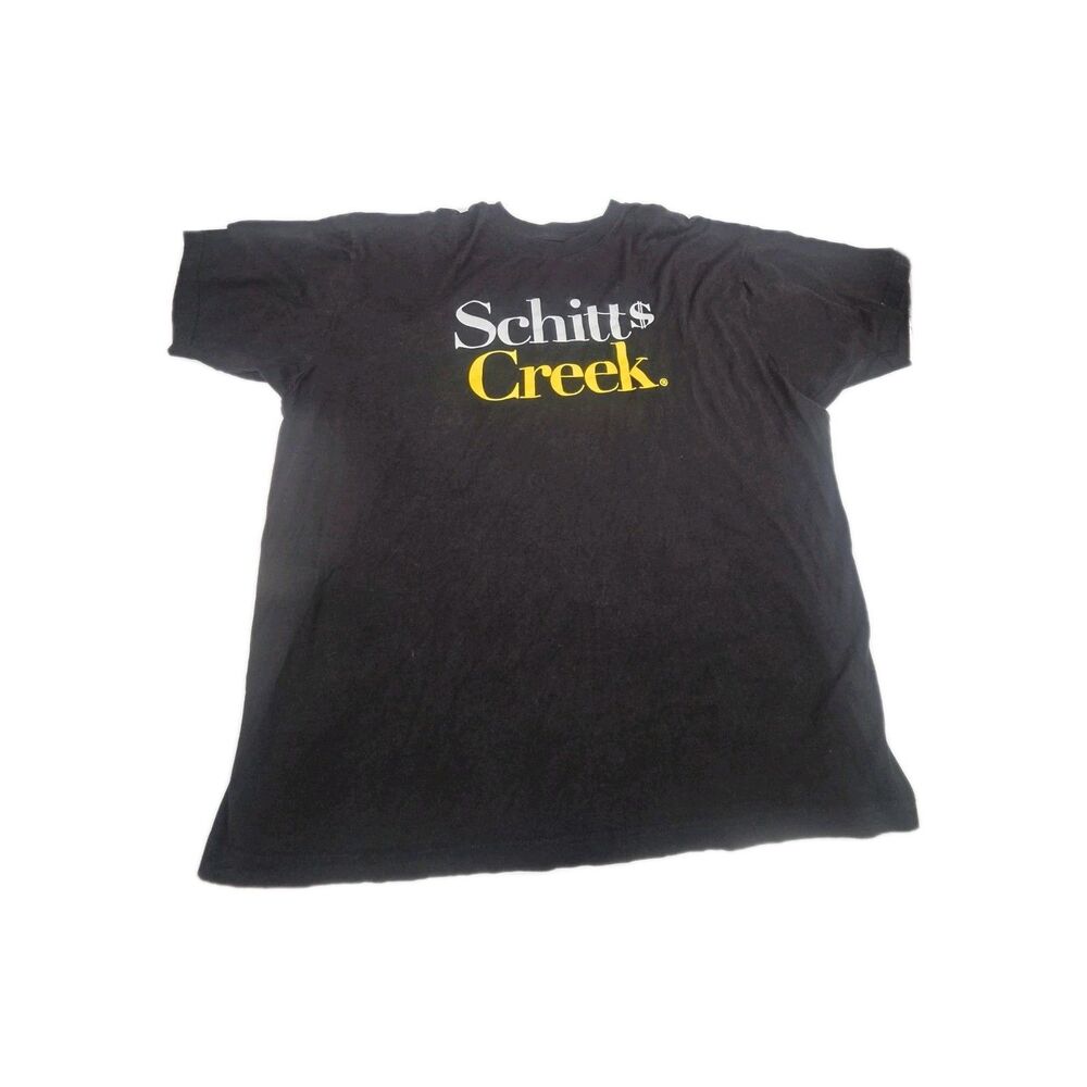 Schitts Creek Logo Shirt Black Size 2XL